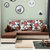 紫茉莉沙发简约现代布艺沙发脚踏组合小户型客厅可拆洗布沙发(卡其+咖啡)第2张高清大图