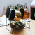 创意美式咖啡杯碟勺 欧式茶具茶水杯子套装 陶瓷情侣杯马克杯.Sy(美式咖啡杯(铁锈棕)+勺)第3张高清大图