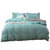 黛格单双人床上用品 1.5m 1.8m 2.0m床水洗棉纯色绣花四件套 被套 床单 枕套(蒂芙尼绿气质灰 默认)第2张高清大图