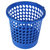 得力（deli） 垃圾桶家用清洁桶 垃圾纸篓 办公用品 9556(蓝色)第2张高清大图