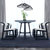 古宜（Guyi） 古宜 北欧餐桌椅组合 现代简约小户型6人钢琴烤漆实木家具一桌四椅套装(餐桌1桌4椅)第3张高清大图