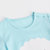 优贝宜 儿童短袖t恤中大童夏季 女童纯棉上衣 女宝宝卡通夏装92516(92516#绿色云朵 110cm)第3张高清大图