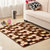 珊瑚绒地毯 卧室客厅茶几地毯垫加厚床边毯 吸水防滑地毯(1米x2米）(鹅卵石 1米x2米)第4张高清大图