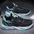 阿帕图男鞋跑步鞋飞织轻便软底网面透气运动鞋(深蓝色 44)第7张高清大图
