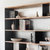 北欧简约创意铁艺置物架隔断书柜客厅实木落地现代钢木书架子组合(旧松木 原木色 198x40x180)第5张高清大图