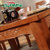 健舒宝 餐桌椅组合 橡胶木西餐桌小户型饭桌子方桌长方形餐桌(1.45M 一桌六椅)第5张高清大图