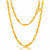 传世美钰 黄金项链足金水波纹项链 免工费(约6.44克 长约44-45cm)第2张高清大图