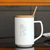 创简坊（CJIANFF） 陶瓷情侣杯马克杯可爱水杯带盖勺早餐杯牛奶咖啡杯子(一家三口+瓷盖+瓷勺)第4张高清大图