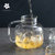 日本AKAW冷水壶玻璃耐热高温家用凉白开水杯茶壶套装大容量凉水壶(深蓝色)第4张高清大图