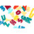 北美进口玩具 百年品牌Battat磁性双面画板 DIY数字字母教学 儿童学习绘画工具 绘画工具箱 3岁以上儿童早教玩具第5张高清大图