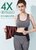 SUNTEK产后收腹带女塑身束腹小肚子强力瘦腰器瘦身运动健身塑形束腰带(XS（建议80-95斤） 升级弹力布款肤色（9骨，28cm）)第4张高清大图