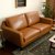 SKYMI日式PU沙发小户型沙发直排沙发时尚沙发客厅沙发(咖啡色 脚踏)第2张高清大图