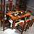 老船木茶桌椅组合实木茶台茶几茶桌家用办公桌家具一米八一套茶具(老船木 1.6米整套)第2张高清大图