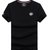 夏季新款男式短袖T恤韩版修身青年男士棉料打底衫圆领90572-771(白色 XL)第2张高清大图