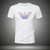 欧洲站美杜莎夏季2020新款潮流牌男士丝光棉烫钻短袖T恤大码体恤2(XL 白色)第3张高清大图