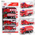JuLeBaby聚乐宝贝大号城市消防车儿童玩具车套装惯性滑行环卫车男孩小汽车玩具模型(4件套消防回力车)第5张高清大图