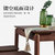 A家 实木餐桌椅组合 原木色橡胶实木饭桌 现代餐家具1.2米小户型饭桌套装 现代简约(餐桌 默认)第4张高清大图