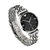 阿玛尼手表超薄时尚休闲潮流钢带黑盘石英男士手表AR1676(黑色 钢带)第5张高清大图