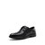 HLA/海澜之家圆头系带工装鞋低跟舒适透气正装皮鞋男HSXSD3R035A(黑色 41)第2张高清大图