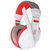硕美科 声籁(Salar) KX200 台式CF LOL游戏头戴式耳麦带麦(白红色)第5张高清大图