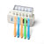 懒人全自动挤牙膏器带牙刷架 家用浴室情侣牙膏挤压器套装 白色 白色(白色)第2张高清大图