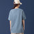 传奇保罗短袖夏季运动潮流吸汗透气时尚百搭休闲短袖T恤(M-2XL)612511(蓝色 XL)第5张高清大图