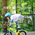 永 久（FOREVER）儿童滑步车自行车通用儿童多色骑行头盔骑行护具（护肘+护膝）(蓝色 护具)第5张高清大图