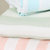爱娜麻麻毛巾被竹桨纤维毯子单人婴儿童夏季薄款空调毯夏凉被(绿色 110cm*130cm)第3张高清大图