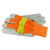 MASCOMMA牛皮革配荧光布警示劳防防护手套CA599/ORG(M)第3张高清大图