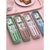 叉筷子勺子套装单人学生儿童便携餐具收纳盒三件套7xy(红色【抗菌儿童款】筷子+勺子+送H)第3张高清大图