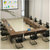 虎源萨尚会议室条桌培训课桌椅实木皮演讲台会议长条桌椅组合HY-1206(免漆板折叠会议条桌)第2张高清大图