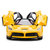 rastar/星辉法拉利遥控车门充电儿童玩具仿真汽车模型小孩礼物(黄色)第3张高清大图