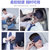 飞乐思（FLEXWARM）便携肤感发热眼罩 眼部护眼仪 远红外线热敷旅行透气遮光睡眠眼罩男女(深邃蓝)第5张高清大图