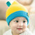 秋冬宝宝帽男童小孩棉胎帽0-3-6-12个月女童婴儿帽子新生儿帽子春(粉色)第5张高清大图