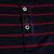 恒源祥中年男士条纹短袖t恤 夏季新款清凉半袖polo衫夏装含桑蚕丝FF(紫红 190/104A)第4张高清大图