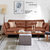 TIMI天米 北欧沙发 现代简约沙发 皮艺沙发组合 单人双人三人沙发 客厅沙发组合(米色 三人位沙发)第2张高清大图