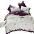 黛格单双人床上用品 1.5m 1.8m 2.0m床韩版可爱花卉洛卡棉花边四件套件 被套 床单(7 默认)第4张高清大图