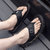 CaldiceKris（中国CK）夏季新款潮流时尚凉人字拖鞋CK-X1912(黑白金 38)第4张高清大图