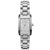 阿玛尼（ARMANI）手表 潮流时尚方形表盘银色钢带女士腕表AR0359 AR0360 AR0361(AR0359)(AR 0359)第5张高清大图