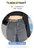 韩版网红豹纹小脚牛仔裤显瘦紧身铅笔弹力裤(黑灰色 30)第3张高清大图