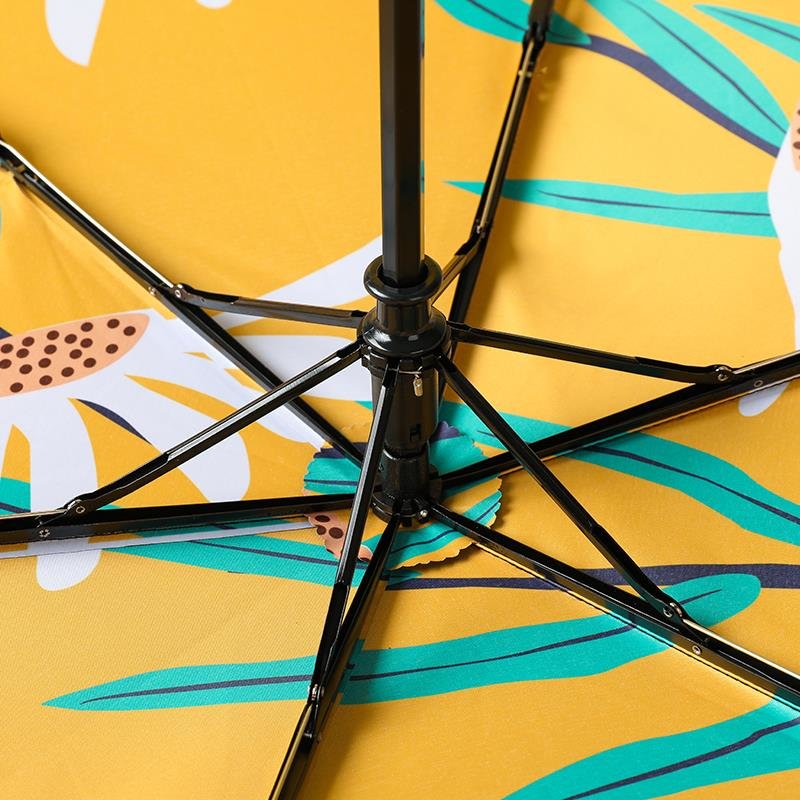 miniso名创优品 繁花满园三折防晒伞(粉红色 默认版本)