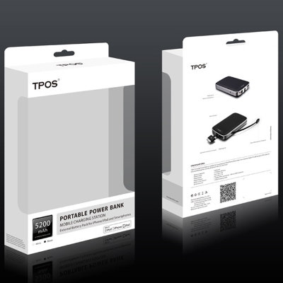 TPOS viva系列AL5200移动电源（黑色）（5200mAh）