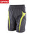 spiro运动短裤男女跑步速干夏季透气型健身五分裤男女款S184X(灰色/荧光绿 L)第4张高清大图