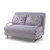 布艺可折叠沙发床多功能两用1.2米1.5米1.8米双人小户型沙发(浅紫色 1.8米宽*1.9米长)第2张高清大图