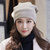 677888帽子女冬天韩版潮时尚针织帽护耳毛线针织帽套头帽(卡其色 弹力均码)第5张高清大图