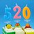 生日蛋糕数字蜡烛单个创意浪漫成人儿童宝宝周岁生日蜡烛独立包装(数字蜡5（100个装） 颜色随机)第2张高清大图