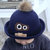 牛奶朋友宝宝帽春秋机器人盆帽男女儿童帽渔夫帽婴儿帽(藏青色 均码50号：帽围（48-54cm）)第3张高清大图
