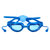麦斯卡防雾防水成人泳镜(蓝色)第5张高清大图