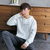森雷司卫衣男连帽潮流2019春季新款韩版男士卫衣(白色 XL)第2张高清大图