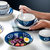 officenoki日式釉下彩健康陶瓷餐具套装8件套(千叶草 8件套)第3张高清大图